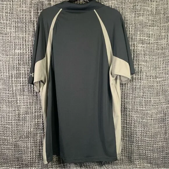 UNDER ARMOUR Texas A&M Logo Heat Gear Short Sleeve Men's Polo Shirt XXL #636 - Picture 3 of 8